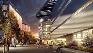 Rendering of the Cornell NYC Tech academic building (source: Kilograph)