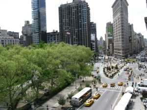 Flatiron District with a view of the Flatiron Building and East 23rd Street