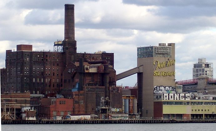 Williamsburg's Domino Sugar Refinery. 