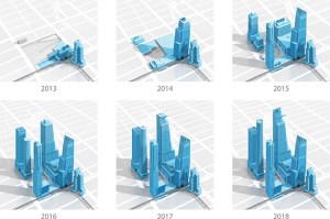 Hudson Yards construction timeline. (Credit: Related Companies)