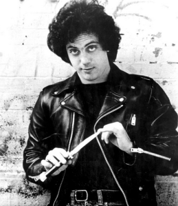 A young Billy Joel sports a switchblade. 