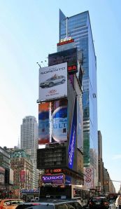 Times Square Earth Hour Blackout Scheduled for Saturday One Times Square, 2010.