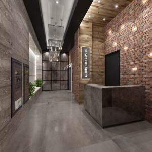 Rendering of lobby at 38 East 29th Street