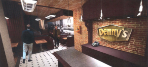 A rendering of the Denny's at 150 Nassau Street.