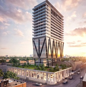 A rendering of Level Hotel Brooklyn.