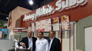 The Jersey Mike's booth at ICSC's RECon in Las Vegas. (Lauren Elkies Schram/Commercial Observer)