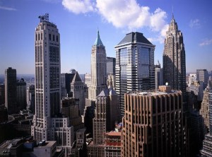 Lower Manhattan Skyline Including 20 Exchange Place.