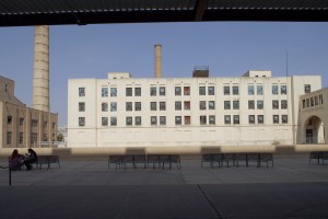 The administration building at the Brooklyn Army Terminal.