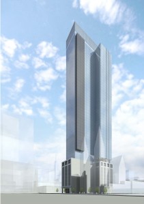 Rendering of 555 10th Avenue.