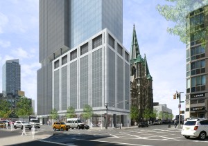 Rendering of 555 10th Avenue.