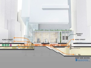 Click to enlarge: rendering of 1 Vanderbilt public improvements. (Kohn Pedersen Fox Associates)