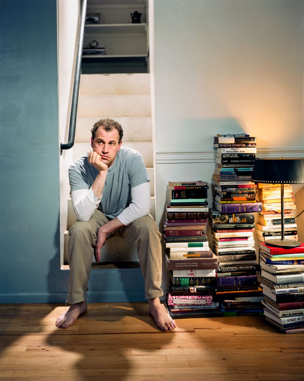 James Frey photographed by Michael Lewis in 2003 at his downtown Manhattan loft.
