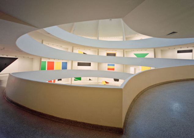 The Ellsworth Kelly retrospective at the Guggenheim Museum.