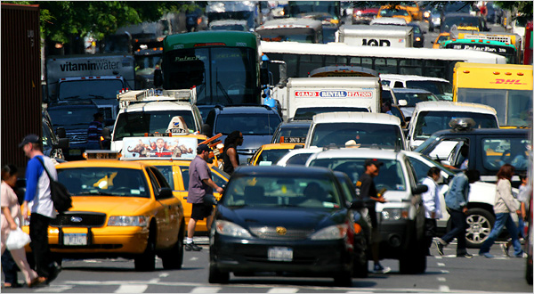 Traffic in New York City (New York Observer File Photo).