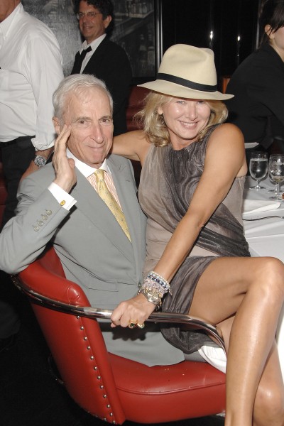 Gay Talese and a lady who evidently inspires him at least a little, Lady Liliana Cavendish.