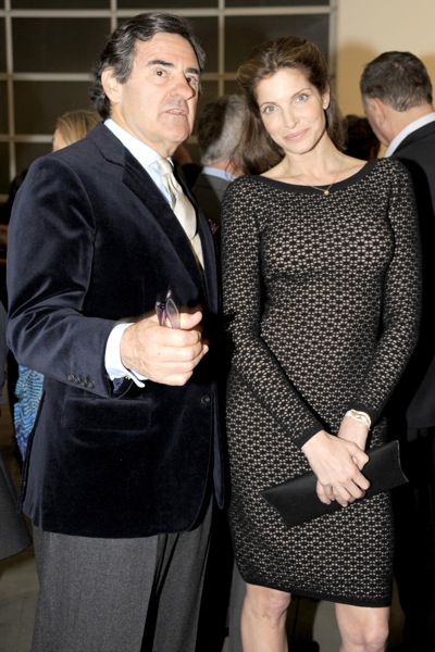 Art collector Peter Brant with Stephanie Seymour.