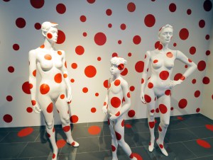 A work by Ms. Kusama. (Courtesy Getty Images)