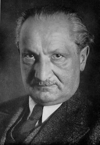 Heidegger. (Courtesy Wikipedia)