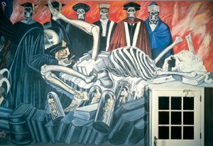 Jose Clemente Orozco's 1932-34 mural "Gods of the Modern World." (Courtesy Hood Museum of Art at Dartmouth College)