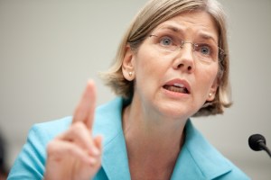 Elizabeth Warren. (Photo by Brendan Hoffman/Getty Images)