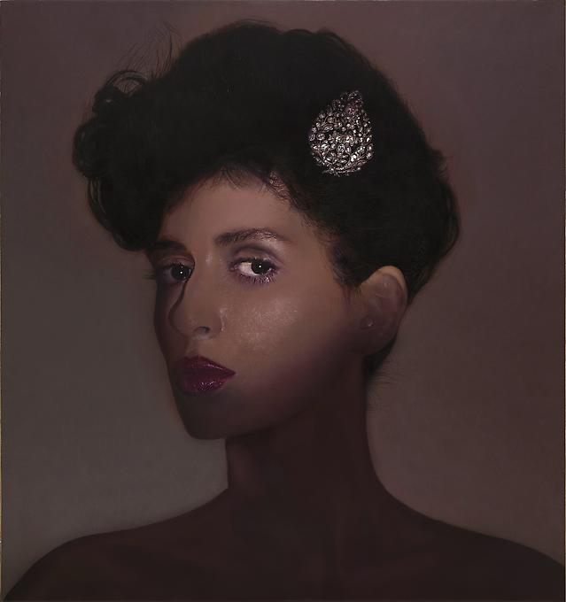 Taner Ceylan, Esma Sultan (from Lost Painting Series), 2012. (Courtesy the artist and Paul Kasmin Gallery)