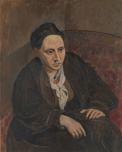 Picasso's 1905–6 portrait, 'Gertrude Stein,' which is in the Met's collection. (Courtesy the Met)
