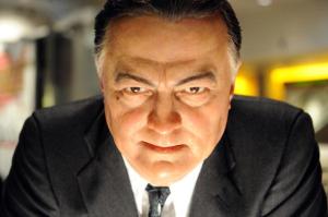 A wax sculpture of former FBI director J. Edgar Hoover. (Tim Sloan/AFP/Getty Images)