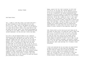 Part 1 of letter to Bacon. Click to view in full size.