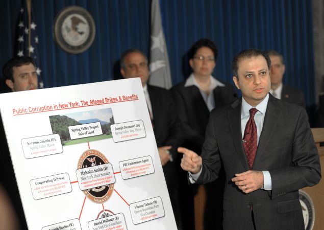 U.S. Attorney Preet Bharara. (Photo: Stan Honda for AFP/Getty Images)