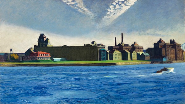 'Blackwell's Island,' 1928, by Hopper. (Courtesy Christie's Images/Crystal Bridges)