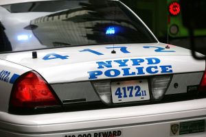 A member of the NYPD put a skateboarder in a chokehold in Columbus Circle.