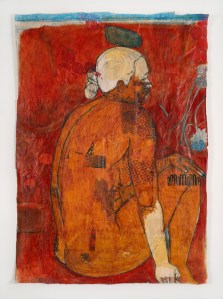 'In Back Garden: Seated Right,' 2013. (Courtesy the artist and Thierry Goldberg)