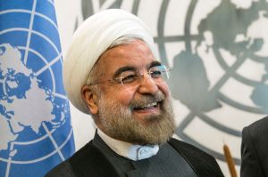 Iranian President Hassan Rouhani. (Photo: Andrew Burton/Getty)