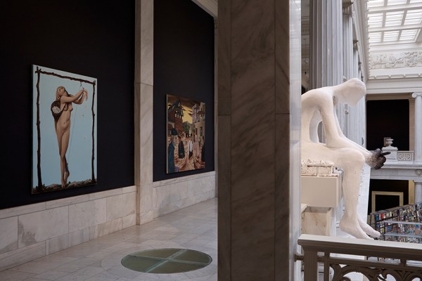 'Prince of Swords' (2013) by Eisenman, at far right, which was acquired by the Carnegie. (Photo by Greenhouse Media, courtesy the artist and Koenig & Clinton)