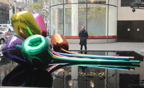 Koons at Christie's New York in 2012. (Getty Images)