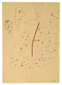 'Sekt für alle (Champagne for all),' ca. 1963.  (Courtesy Michael Werner Gallery)