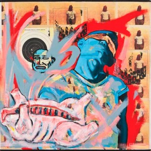 'I Use Maps Because I Don’t Know How to Paint' (1984) by Wojnarowicz. (Rubell Family Collection)