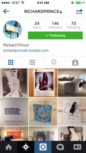 Richard Prince's account.