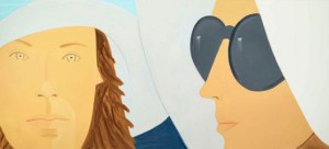 Katherine and Elizabeth by Alex Katz (Courtesy the Whitney Museum of American Art).