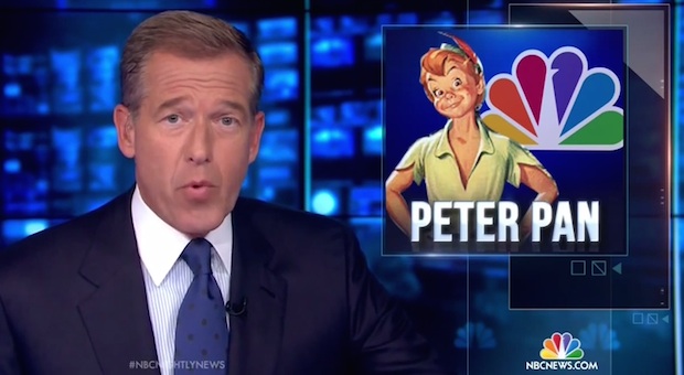 Brian Williams crows about daughter in 'Peter Pan' (NBC).