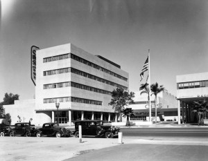 The future site of the Los Angeles NeueHouse (Courtesy os Angeles Public Library Photo Collection).