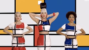 Katy Perry x Piet Mondrian. (Photo courtesy Idolator)