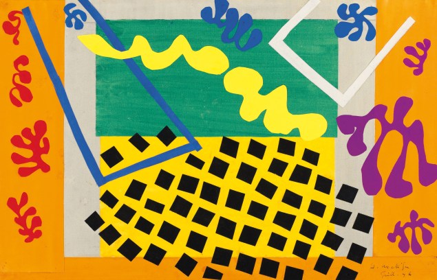 The Codomas (1943) by Henri Matisse, maquette for plate XI from the illustrated book Jazz (1947) (Musée national d’art moderne/Centre de création industrielle, Centre Georges Pompidou, Paris)