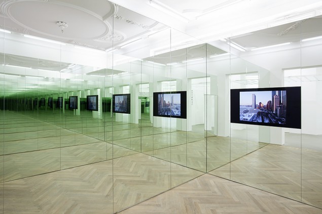 Liam Gillick, 'Hamilton: A Film by Liam Gillick' (installation view), 2014. (Courtesy Maureen Paley, London and Independent Projects)