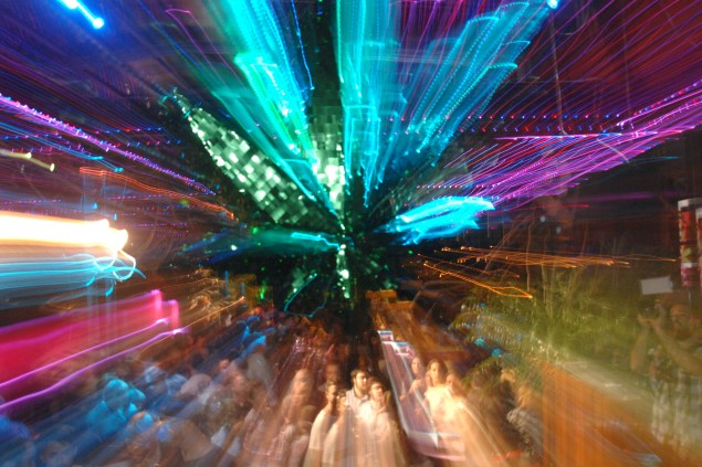 This is exactly what it looked like. (Photo credit: Patrick McMullan)