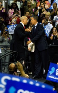 Obama Speaks At Campaign Rally For NJ Gov. Corzine