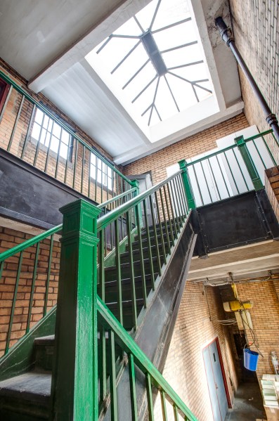 The East 6th Street building was used as a studio by the late artist Walter De Maria. (Photo: C. Taylor Crothers.)