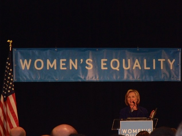 Former Secretary of State Hillary Clinton stumping for Gov. Andrew Cuomo (Photo: Jillian Jorgensen)