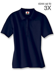 Hanes polo shirt.