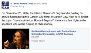 5 Towns Jewish Times links to their Observer linked article on Facebook.